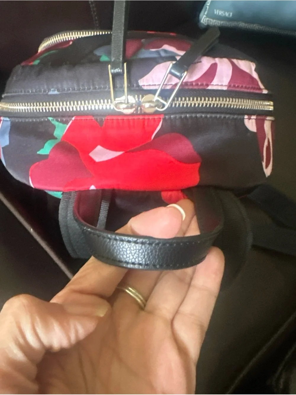 kate spade Black Floral Mini Backpack - Picture 4 of 11